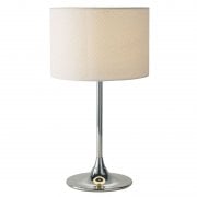 Dar Delta Table Lamp Polished Chrome